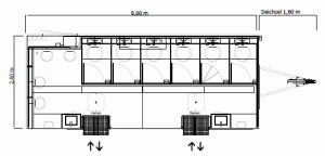 Toilettenwagen Gamo Neu Grundriss